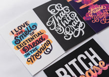 Load image into Gallery viewer, Dark Humor Postcard Prints