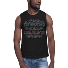 Load image into Gallery viewer, Dungeons and Deadlifts Unisex Muscle Shirt