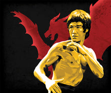 Load image into Gallery viewer, Bruce Lee and the Dragon Unisex Triblend T-Shirt