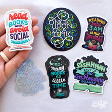 Load image into Gallery viewer, Bookworm Sticker Set