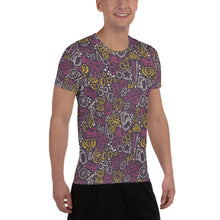 Load image into Gallery viewer, Board Game Bits V2 Unisex AOP Athletic T-shirt