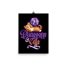 Load image into Gallery viewer, Dungeons and Cats Poster