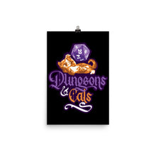 Load image into Gallery viewer, Dungeons and Cats Poster
