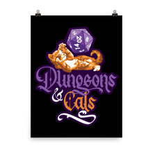 Load image into Gallery viewer, Dungeons and Cats Poster