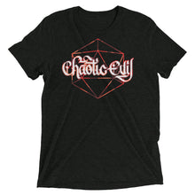 Load image into Gallery viewer, Chaotic Evil Dice Tri-Blend T-Shirt