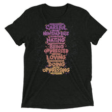 Load image into Gallery viewer, Malcolm X Oppressors Quote Tri-Blend T-Shirt