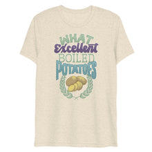 Load image into Gallery viewer, Excellent Boiled Potatoes Unisex Tri-Blend T-Shirt