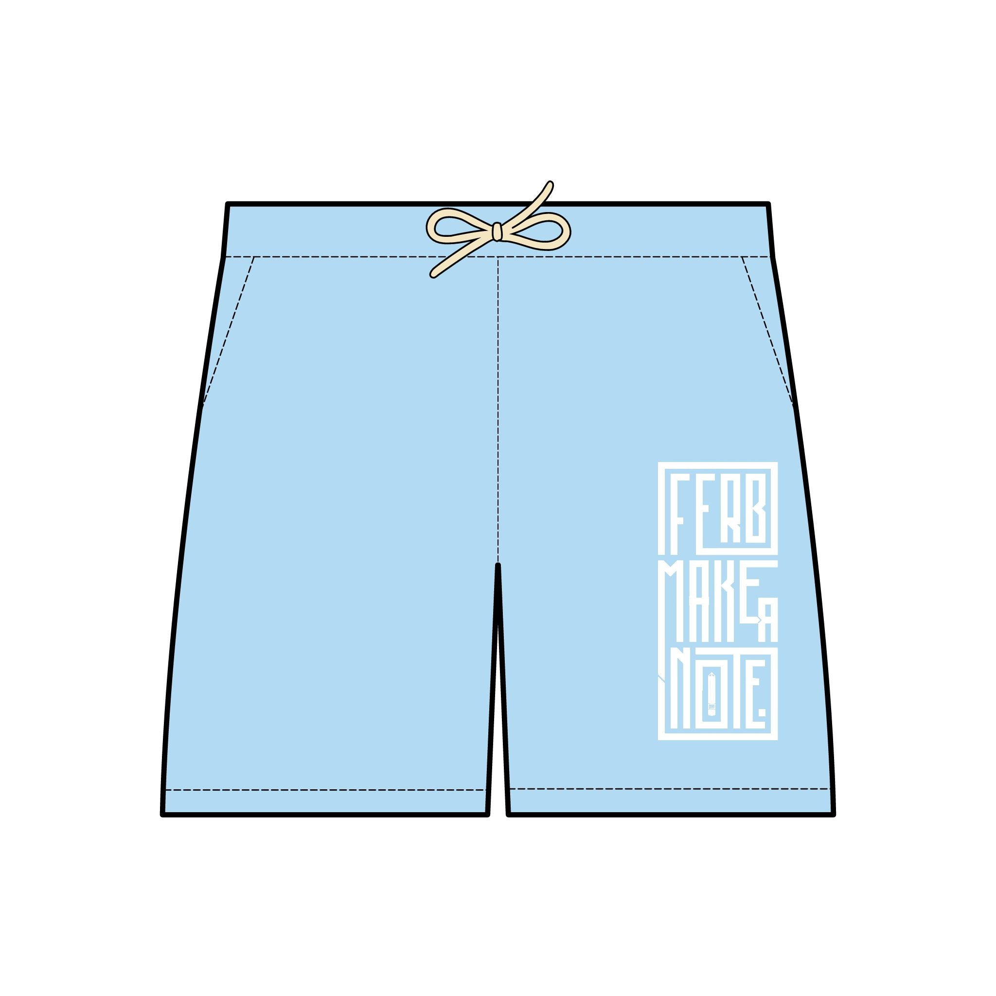 Ferb Make a Note Unisex Fleece Sweat Shorts