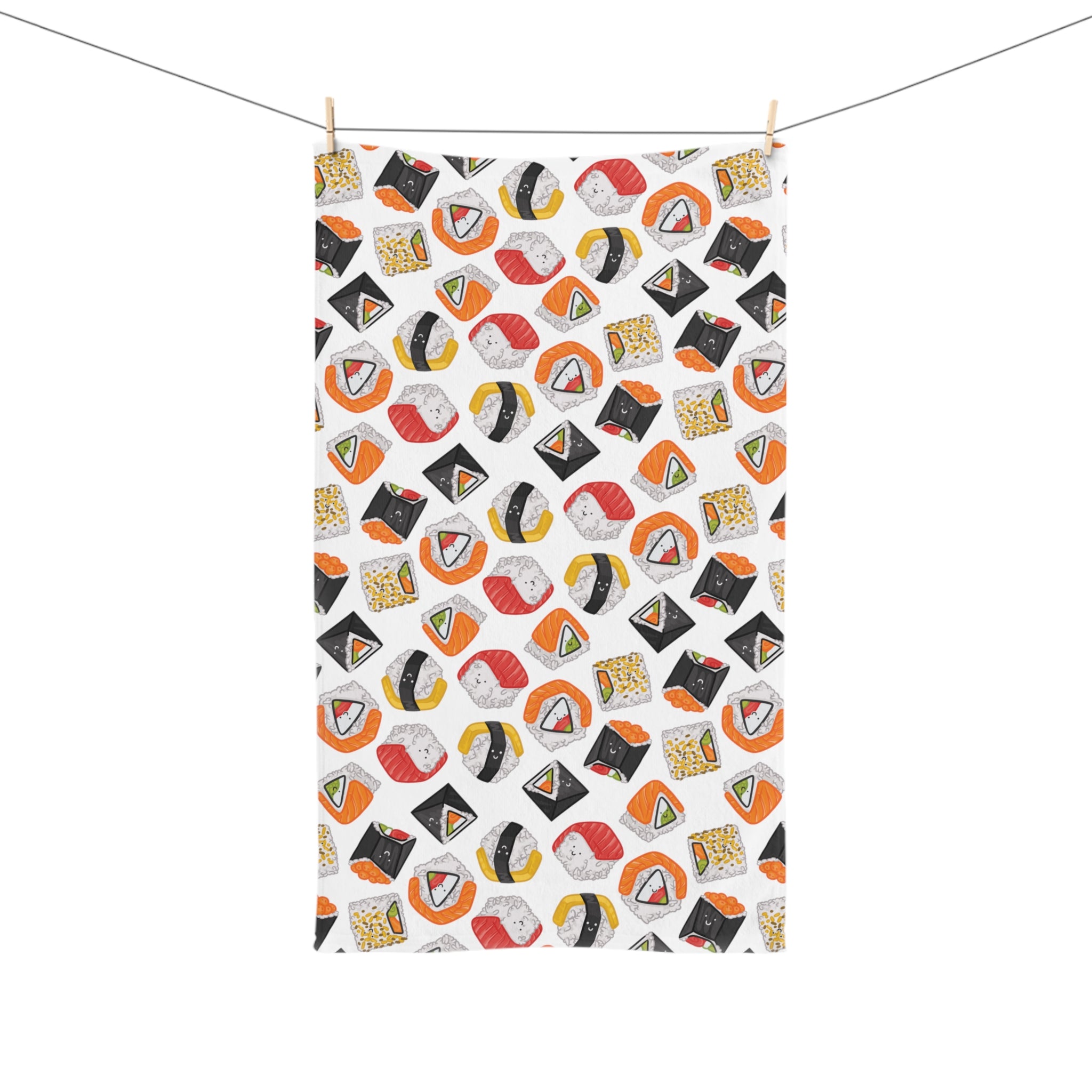 Sushi Dice Hand Towel