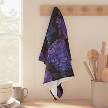 Load image into Gallery viewer, Moody Hydrangeas Tea Towel