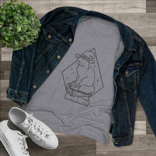 Load image into Gallery viewer, Witchy Kitty Women&#39;s Triblend Tee