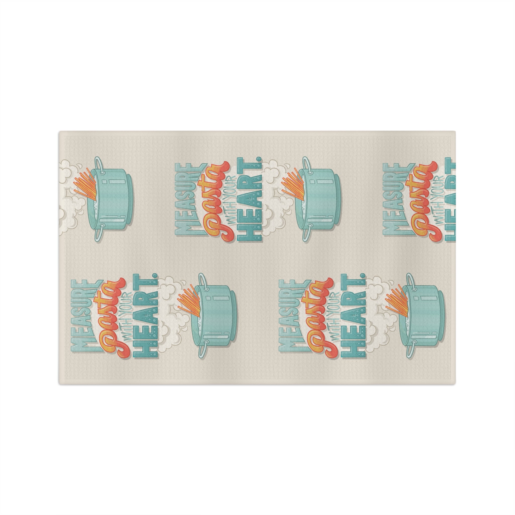 Measure Pasta with your Heart Tea Towel