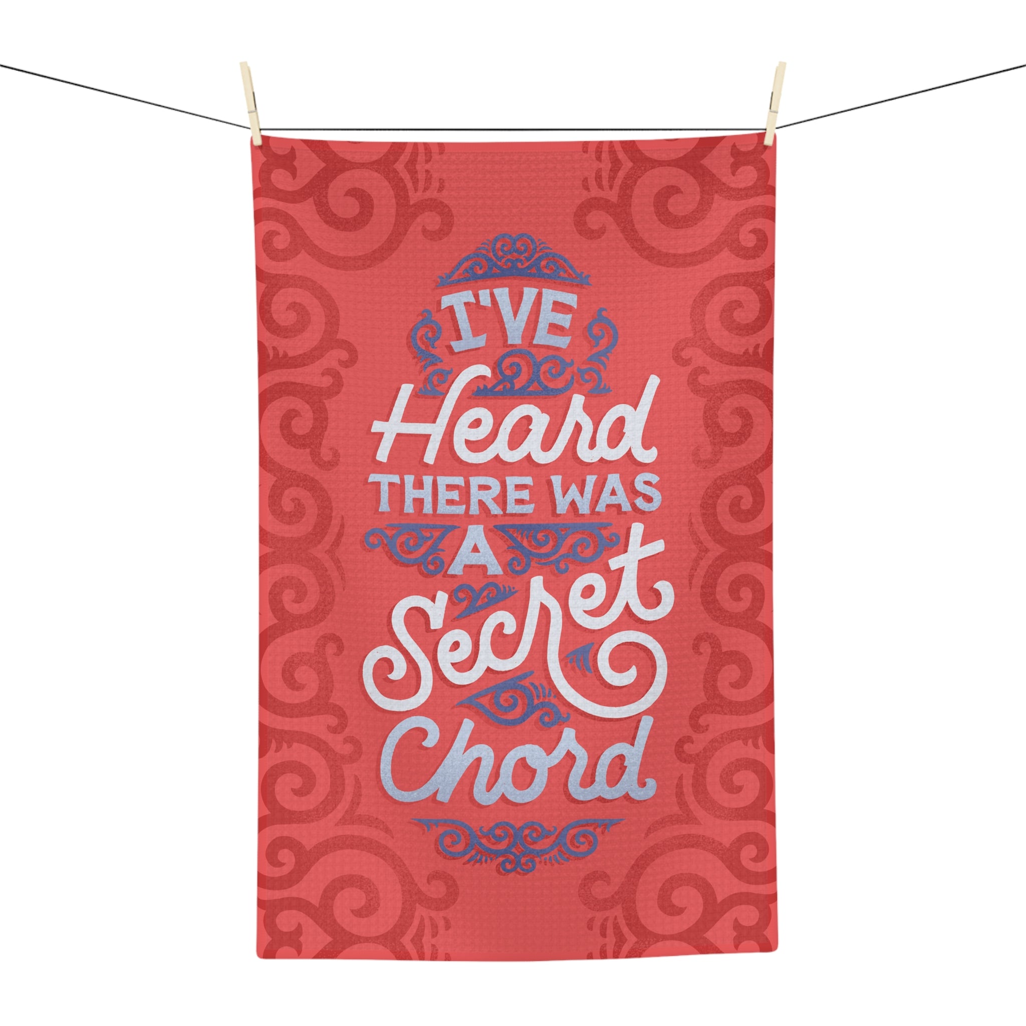 A Secret Chord Tea Towel