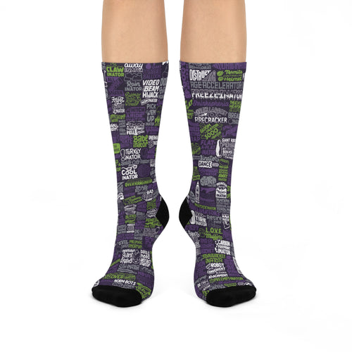Doof's Inators Dark Crew Socks