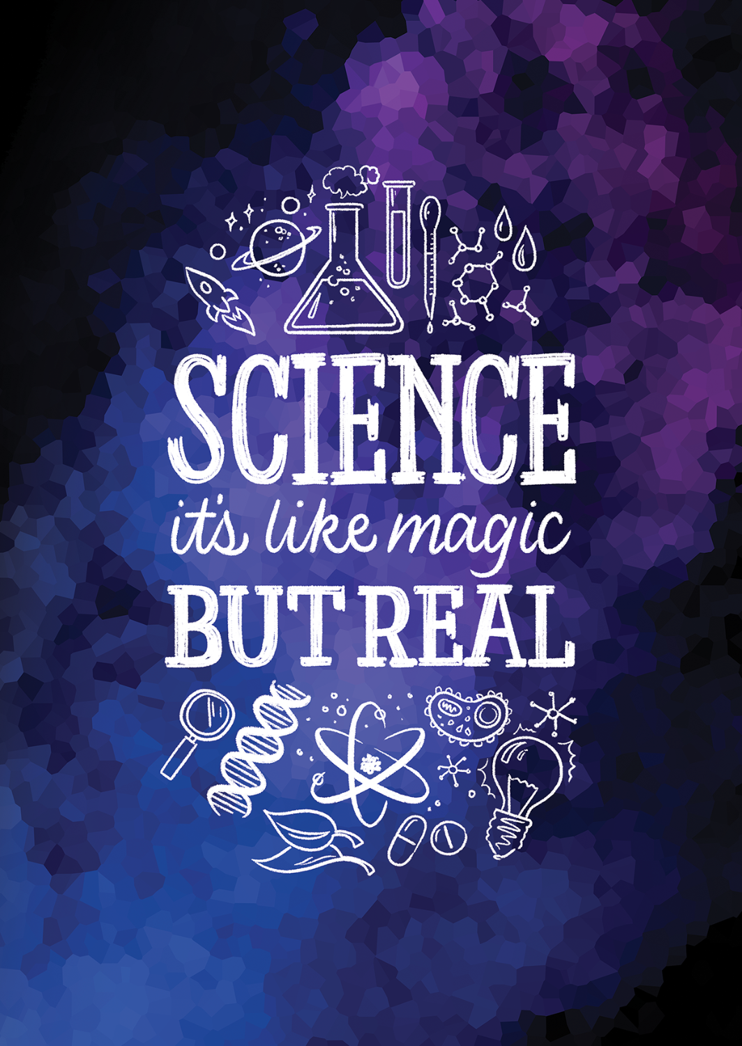 Science is Magic but Real Postcard Prints
