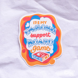 Emotional Support Game Sticker