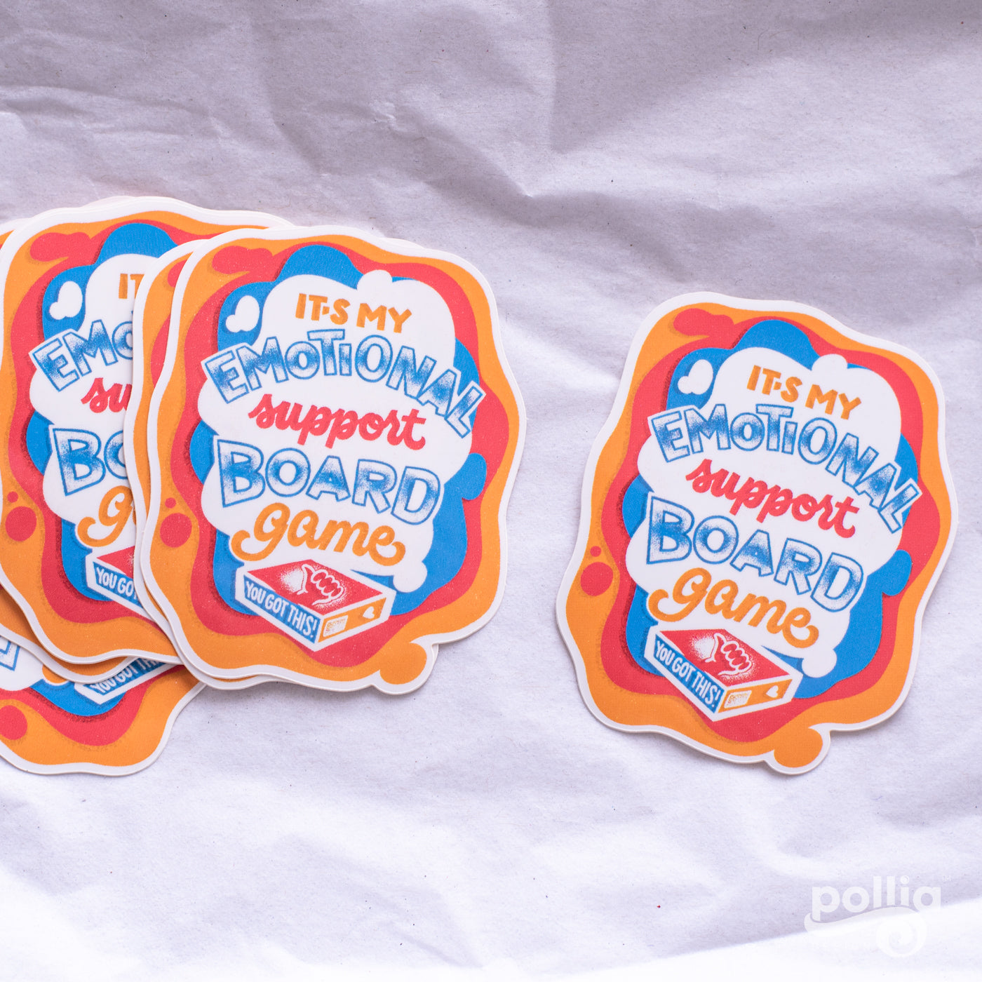 Emotional Support Game Sticker
