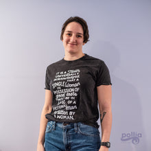 Load image into Gallery viewer, A Truth Universally Acknowledged Denim T-Shirt