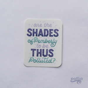 Pride and Prejudice Sticker Set
