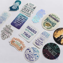 Load image into Gallery viewer, Pride and Prejudice Sticker Set