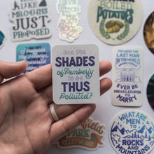 Load image into Gallery viewer, Pride and Prejudice Sticker Set