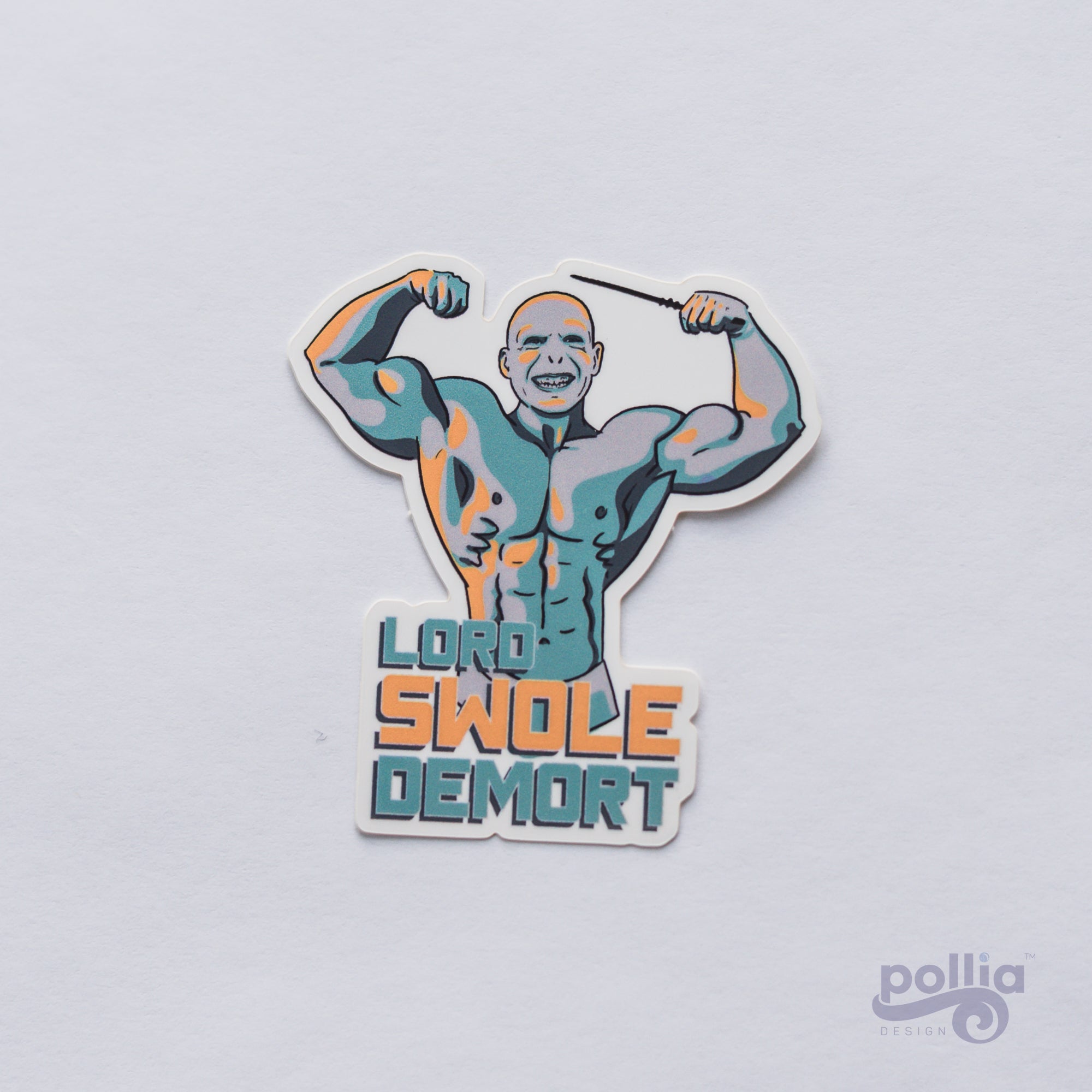 Lord Swole-Demort Silly Bookish Sticker
