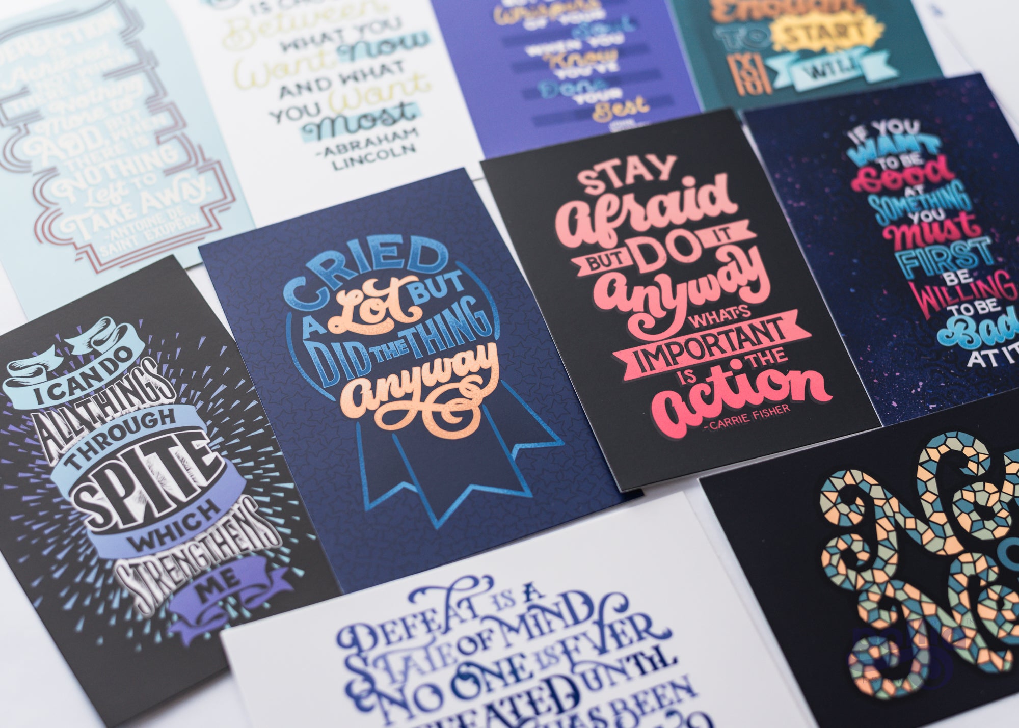 Inspirational Postcard Prints