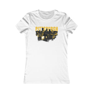 Pittsburgh Downtown Skyline Point Women's Tee