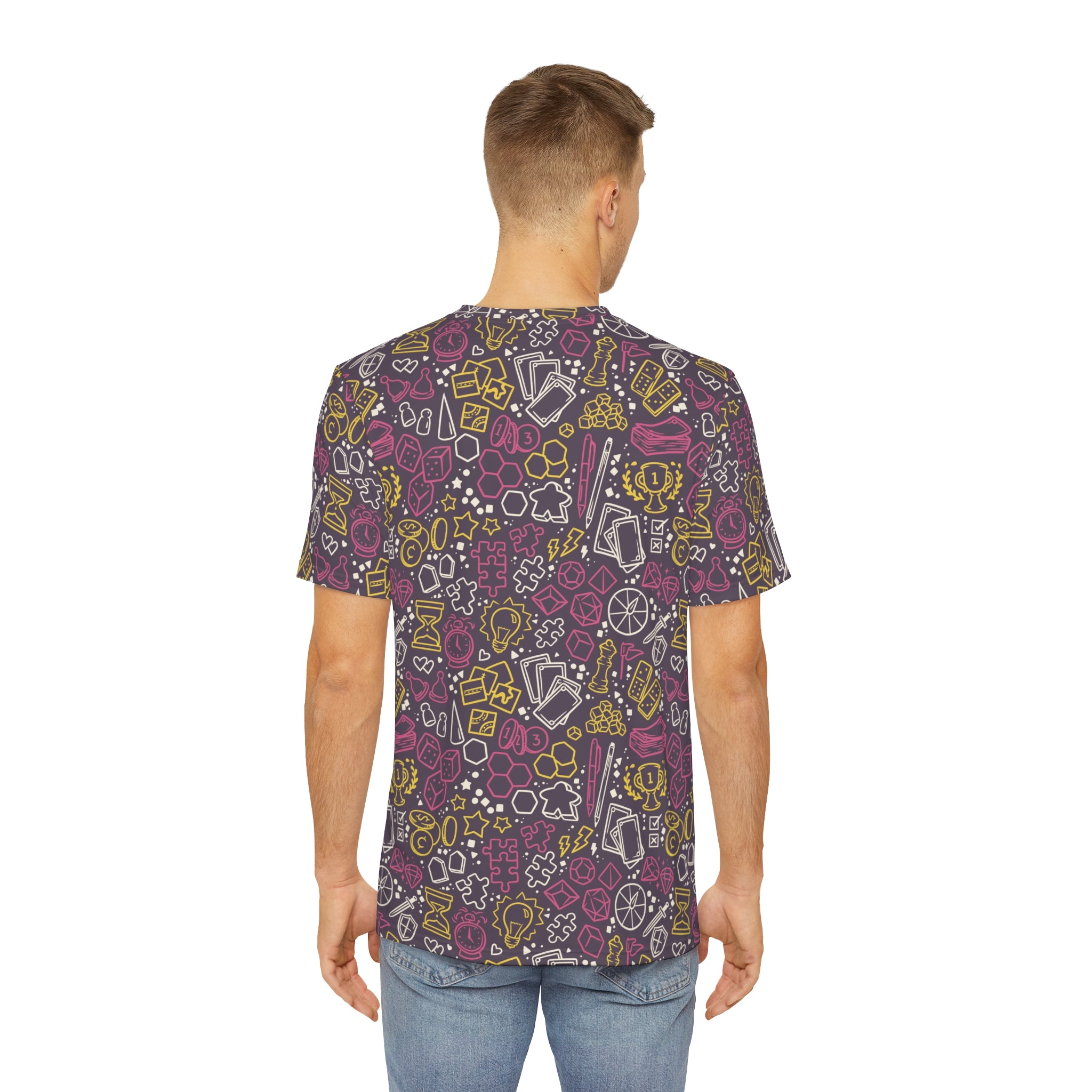 Board Game Bits V2 AOP T-Shirt (2-4XL)