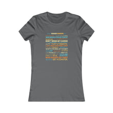 Load image into Gallery viewer, Stuff Board Gamers Say Women&#39;s Tee