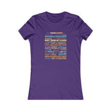 Load image into Gallery viewer, Stuff Board Gamers Say Women&#39;s Tee