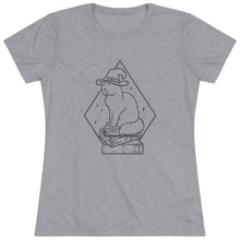 Load image into Gallery viewer, Witchy Kitty Women&#39;s Triblend Tee