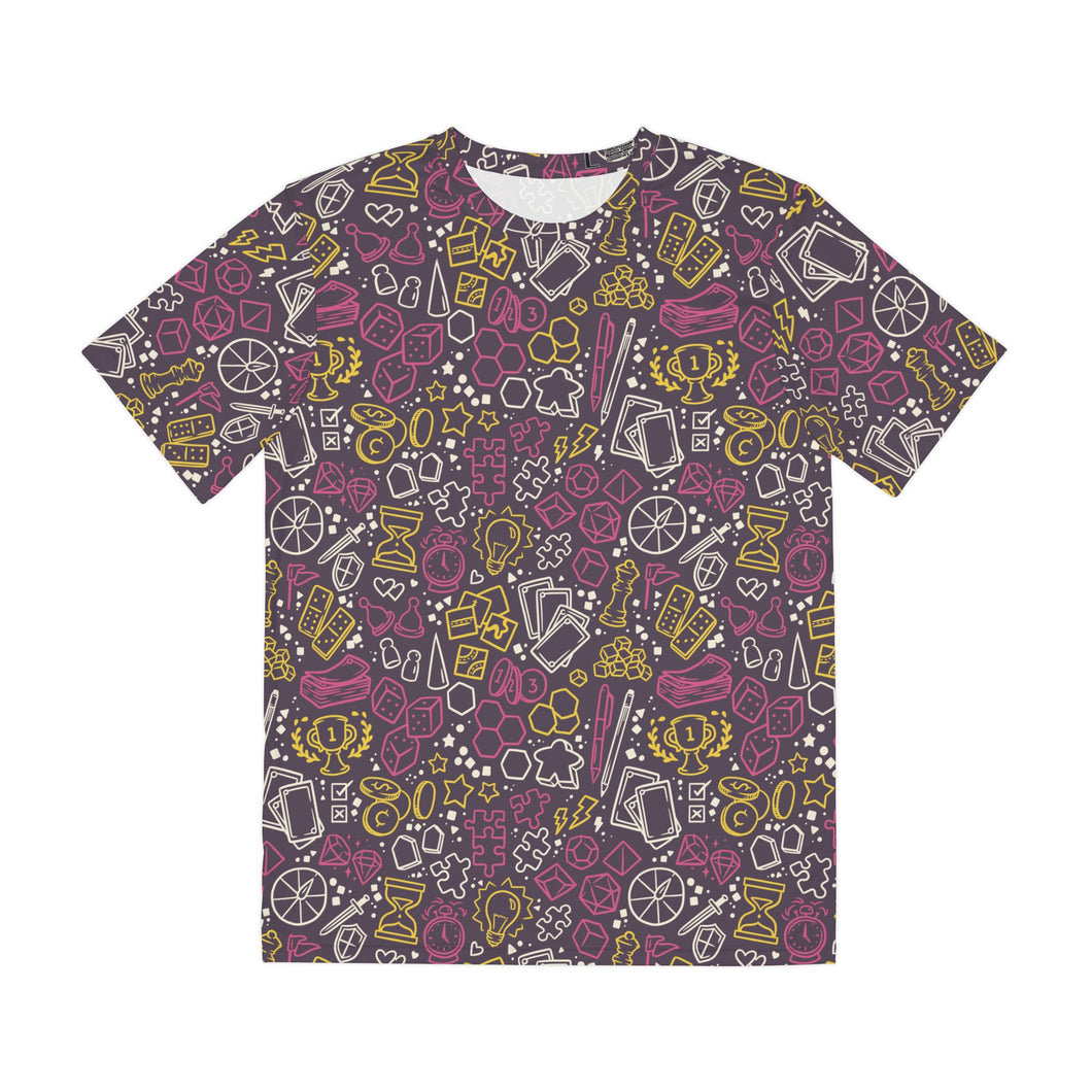 Board Game Bits V2 AOP T-Shirt (2-4XL)