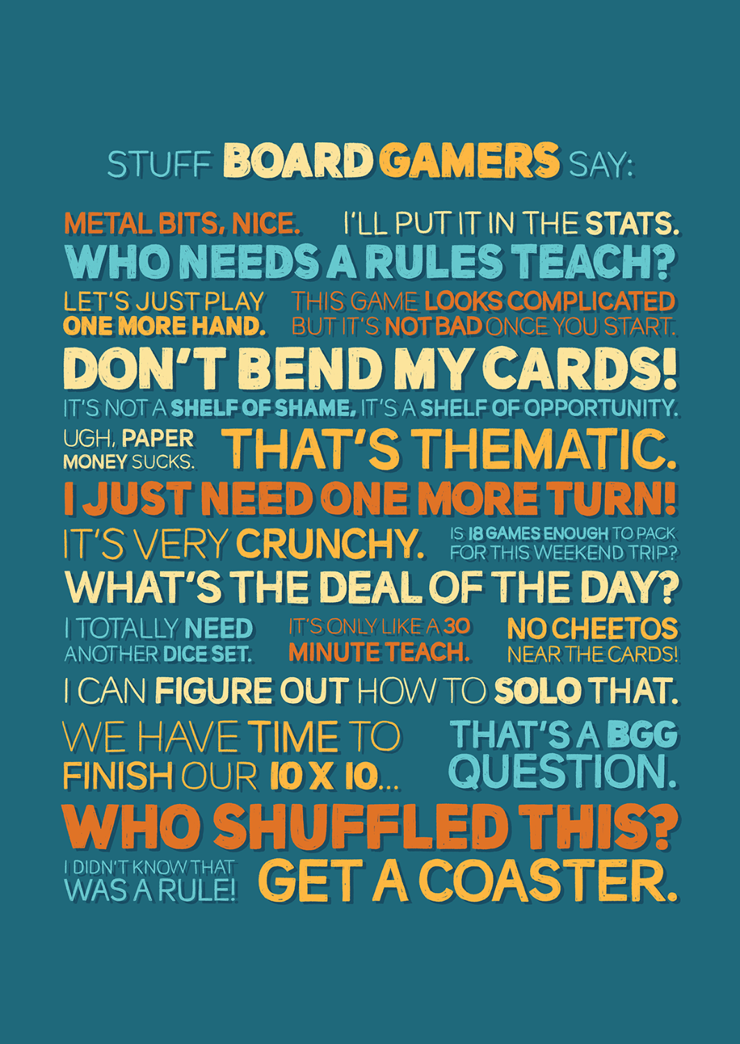 Board Gamer Postcard Prints