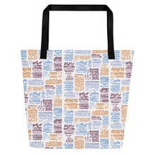 Load image into Gallery viewer, Wizarding Pickup Lines Large Tote Bag