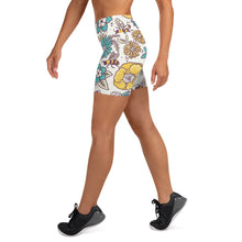 Load image into Gallery viewer, Buzzy Floral Yoga Shorts