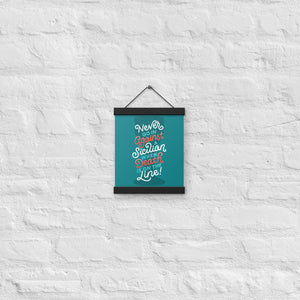 Against a Sicilian Poster with Hangers