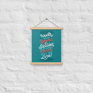 Against a Sicilian Poster with Hangers