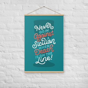 Against a Sicilian Poster with Hangers