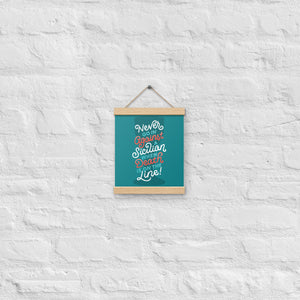 Against a Sicilian Poster with Hangers