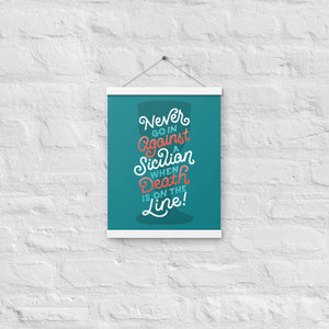 Against a Sicilian Poster with Hangers