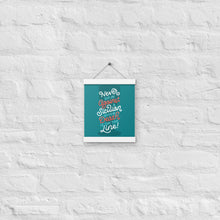 Load image into Gallery viewer, Against a Sicilian Poster with Hangers