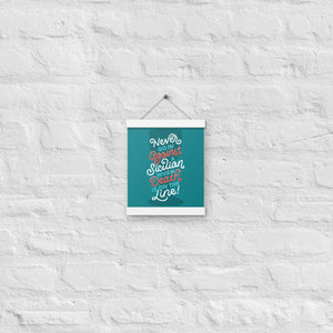 Against a Sicilian Poster with Hangers