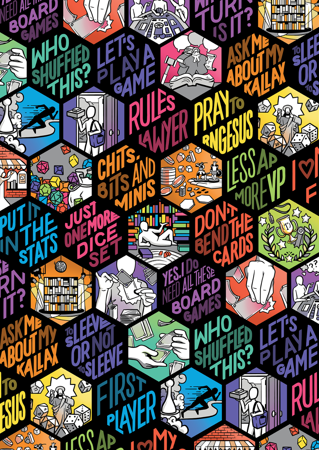 Board Gamer Postcard Prints