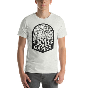 Board Gamer Black Outline Unisex t-shirt