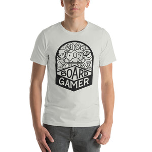 Board Gamer Black Outline Unisex t-shirt