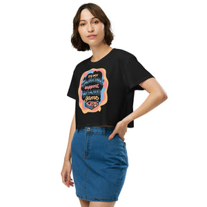 Emotional Support Board Game Women’s Crop Top