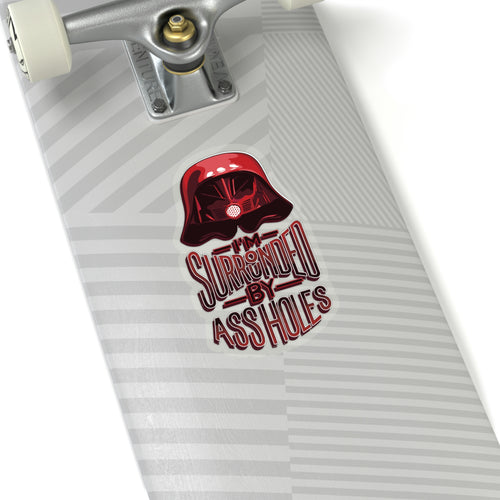 Surrounded by Assholes Stickers