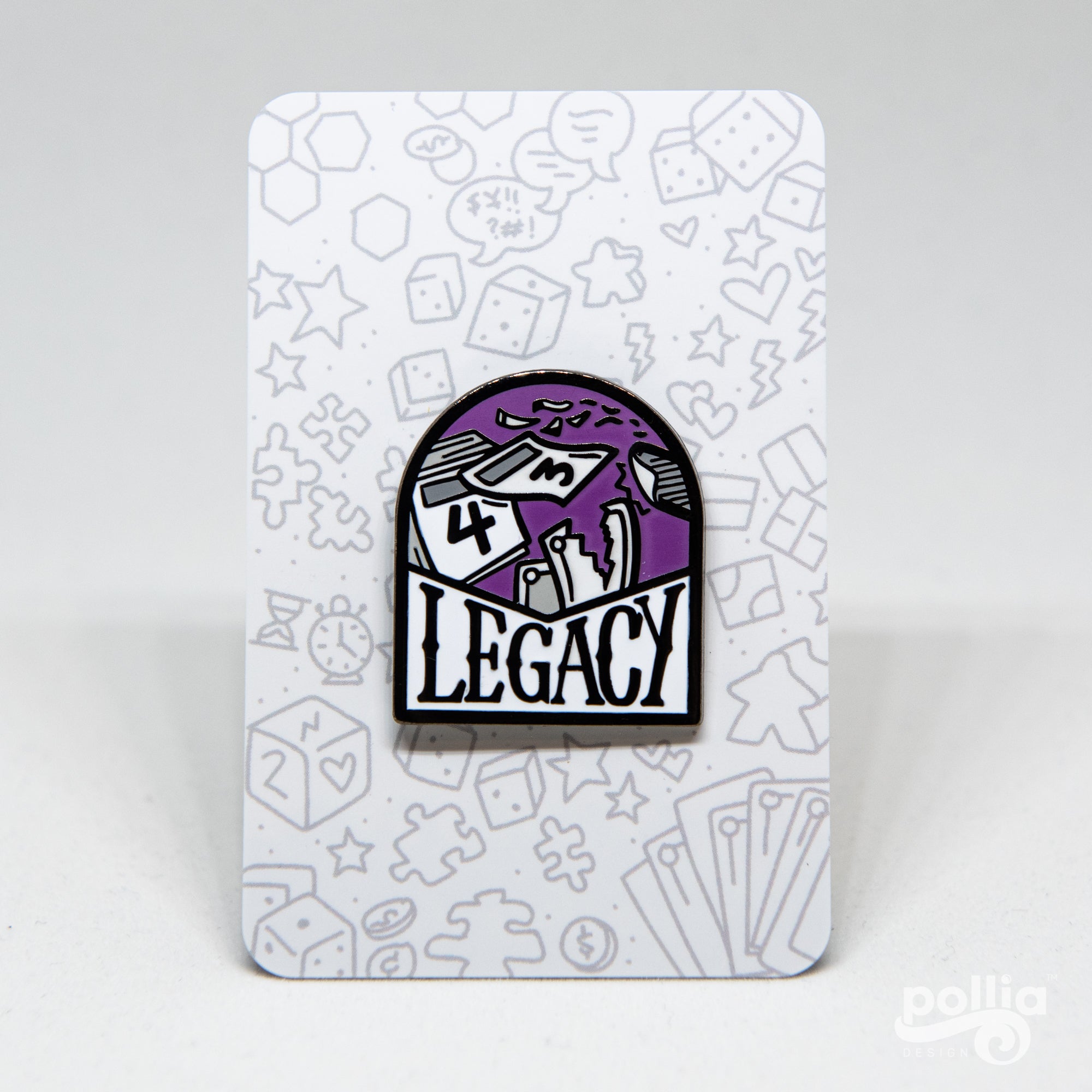 Board Game Genre Enamel Pins