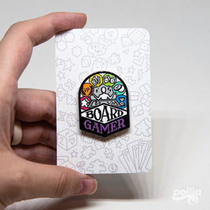 Board Gamer Pin Backer Cards